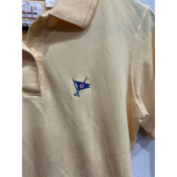 E.P. Pro Tour Dry Yellow Polo Golf Shirt Size Small - Picture 4 of 8